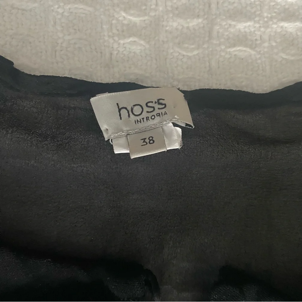 Hoss intropia black scallop long sleeve dress size 38